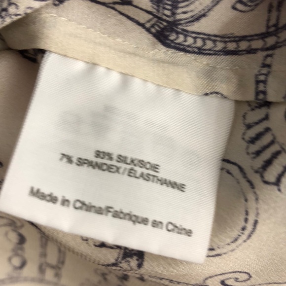 Tory Burch Angelique 100% Silk Blouse (W14456) - Picture 7 of 7